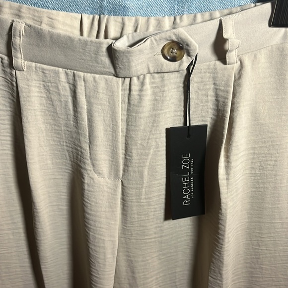 Rachel Zoe New York SZ:M NWT khaki color 23” inseam (wide leg) - Picture 3 of 12